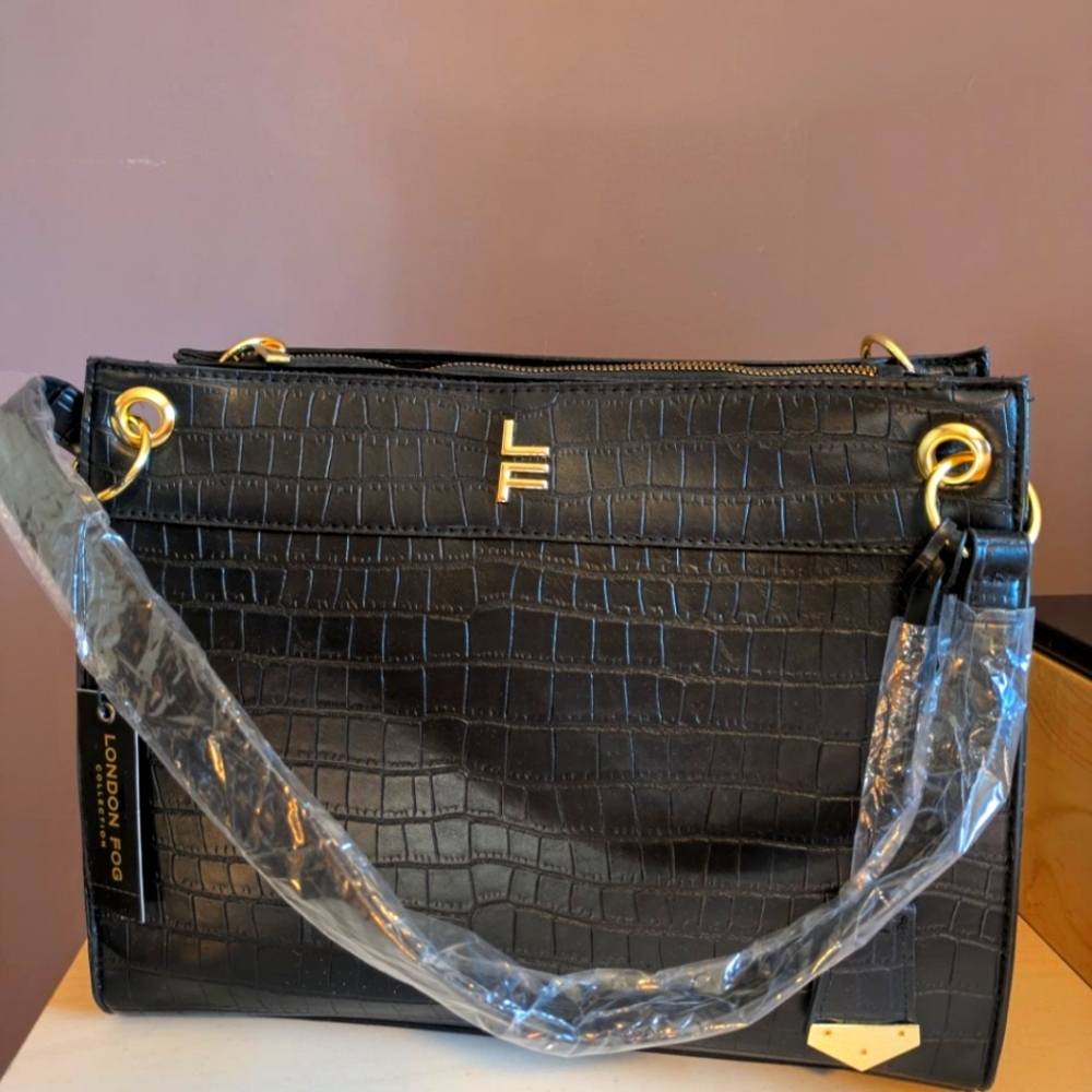 London Fog Black Handbag